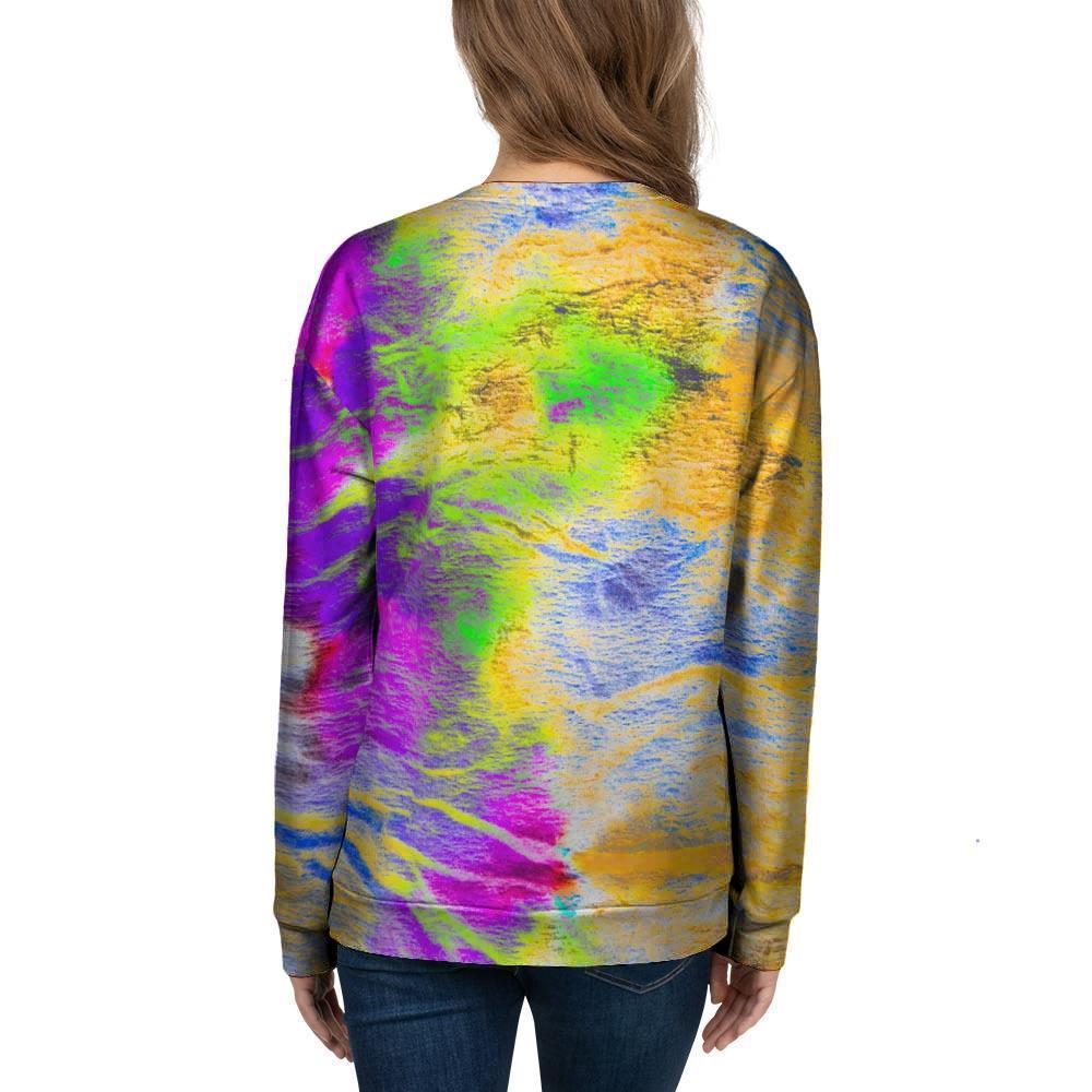 Abstract Tie Dye Women's Sweatshirt-grizzshop