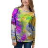 Abstract Tie Dye Women's Sweatshirt-grizzshop