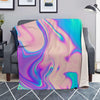 Abstract Trippy Holographic Blanket-grizzshop