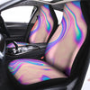 Abstract Trippy Holographic Car Seat Covers-grizzshop