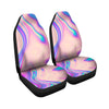 Abstract Trippy Holographic Car Seat Covers-grizzshop