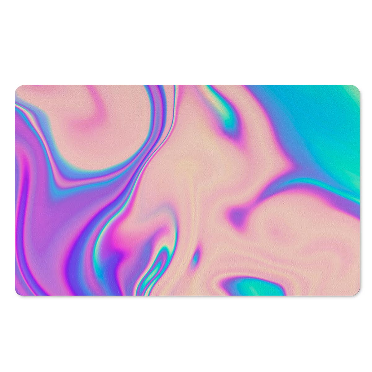 Abstract Trippy Holographic Door Mat-grizzshop