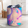 Abstract Trippy Holographic Laundry Basket-grizzshop