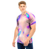 Abstract Trippy Holographic Men T Shirt-grizzshop