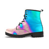 Abstract Trippy Holographic Men's Boots-grizzshop