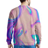 Abstract Trippy Holographic Men's Sweatshirt-grizzshop