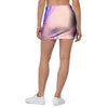 Abstract Trippy Holographic Mini Skirt-grizzshop