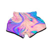 Abstract Trippy Holographic Muay Thai Boxing Shorts-grizzshop