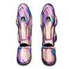 Abstract Trippy Holographic Muay Thai Shin Guard-grizzshop