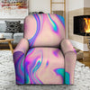 Abstract Trippy Holographic Recliner Cover-grizzshop