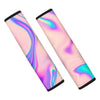 Abstract Trippy Holographic Seat Belt Cover-grizzshop