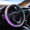 Abstract Trippy Holographic Steering Wheel Cover-grizzshop