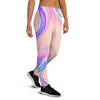 Abstract Trippy Holographic Women's Joggers-grizzshop