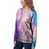 Abstract Trippy Holographic Women's Sweatshirt-grizzshop