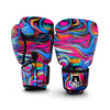 Abstract Trippy Paint Boxing Gloves-grizzshop