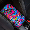 Abstract Trippy Paint Car Console Cover-grizzshop