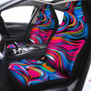 Abstract Trippy Paint Car Seat Covers-grizzshop