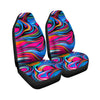 Abstract Trippy Paint Car Seat Covers-grizzshop
