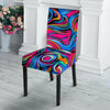 Abstract Trippy Paint Chair Cover-grizzshop