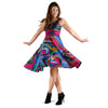 Abstract Trippy Paint Dress-grizzshop