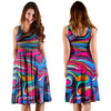 Abstract Trippy Paint Dress-grizzshop