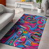 Abstract Trippy Paint Floor Mat-grizzshop