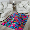 Abstract Trippy Paint Floor Mat-grizzshop