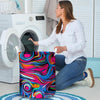 Abstract Trippy Paint Laundry Basket-grizzshop