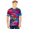 Abstract Trippy Paint Men T Shirt-grizzshop