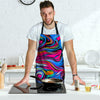 Abstract Trippy Paint Men's Apron-grizzshop