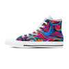 Abstract Trippy Paint Men's High Top Shoes-grizzshop