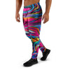 Abstract Trippy Paint Men's Joggers-grizzshop