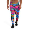 Abstract Trippy Paint Men's Joggers-grizzshop