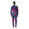 Abstract Trippy Paint Men's Pajamas-grizzshop