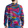Abstract Trippy Paint Men's Sweatshirt-grizzshop