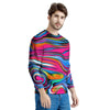 Abstract Trippy Paint Men's Sweatshirt-grizzshop