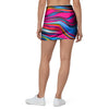 Abstract Trippy Paint Mini Skirt-grizzshop