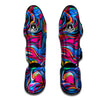 Abstract Trippy Paint Muay Thai Shin Guard-grizzshop