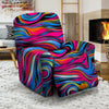 Abstract Trippy Paint Recliner Cover-grizzshop