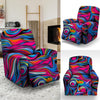 Abstract Trippy Paint Recliner Cover-grizzshop