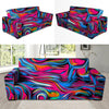 Abstract Trippy Paint Sofa Cover-grizzshop