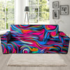 Abstract Trippy Paint Sofa Cover-grizzshop