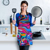 Abstract Trippy Paint Women's Apron-grizzshop