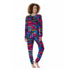 Abstract Trippy Paint Women's Pajamas-grizzshop