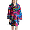 Abstract Trippy Paint Women's Robe-grizzshop