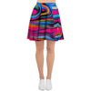 Abstract Trippy Paint Women's Skirt-grizzshop