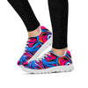 Abstract Trippy Paint Women's Sneakers-grizzshop