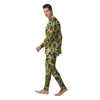 Abstract Tropical Coconut Print Pattern Men's Pajamas-grizzshop