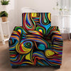 Abstract Wavy Armchair Cover-grizzshop