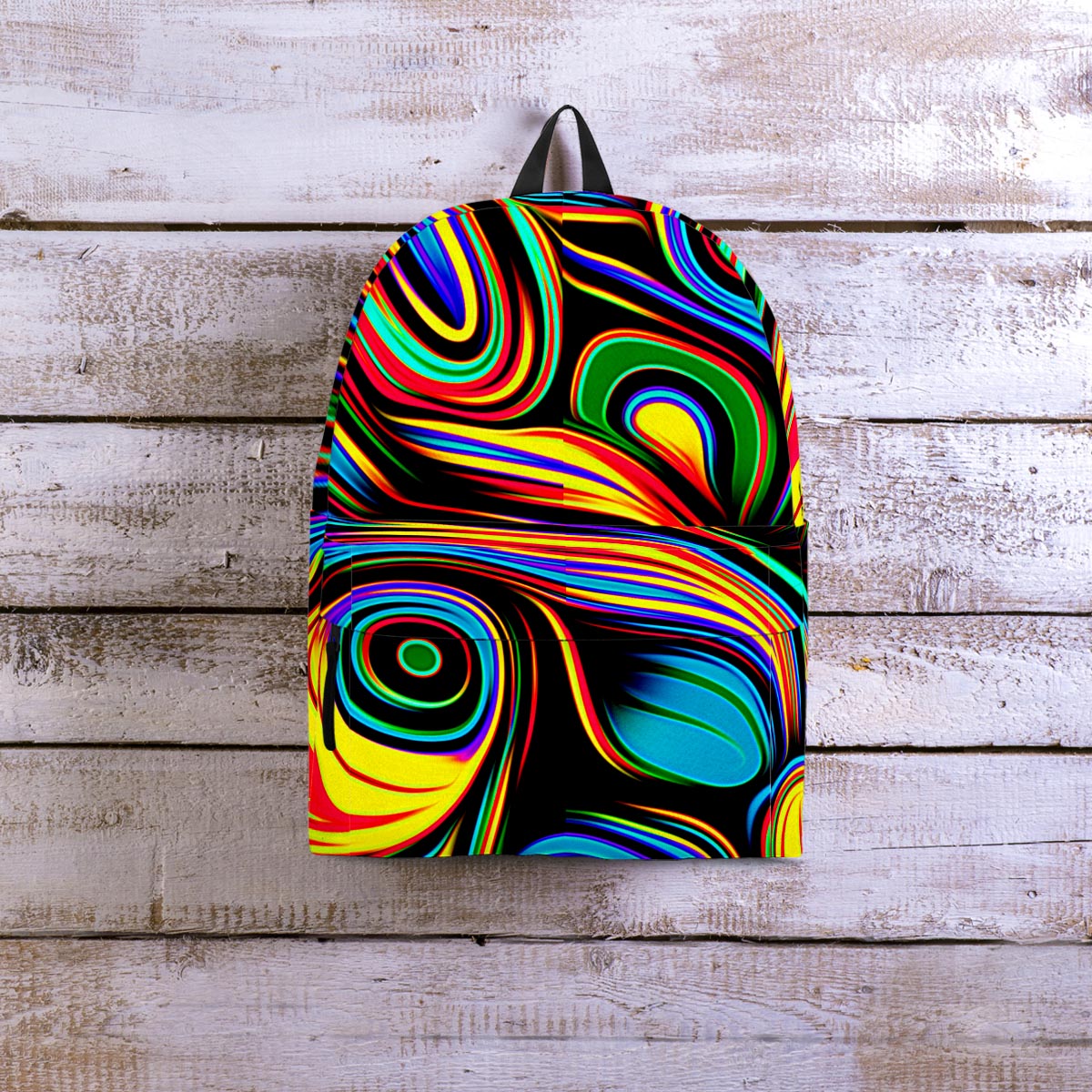 Abstract Wavy Backpack-grizzshop